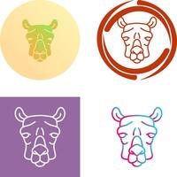 Camel Icon Design vector