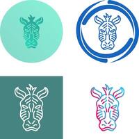 Zebra Icon Design vector