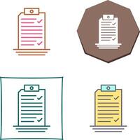 Check List Icon Design vector