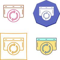 Refresh Icon Design vector