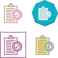 Check List Icon Design vector