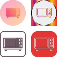 Microwave Icon Design vector