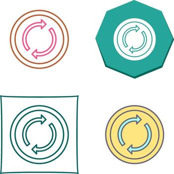 Loop Icon Design vector