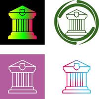 Courthouse Icon Design vector