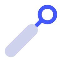 Dental Mirror icon for web, app, infographic, etc vector