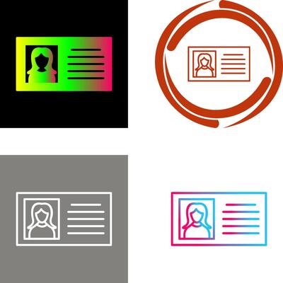 Female Profile Icon Design