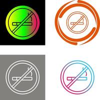 No Smoking Icon Design vector