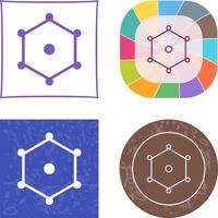 Unique Nodes Icon Design vector