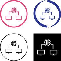 Unique Internet Connectivity Icon Design vector