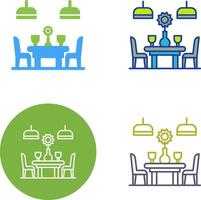 Table Icon Design vector