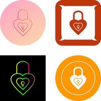 Unique Lock Icon Design vector