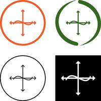Unique Graph Icon Design vector