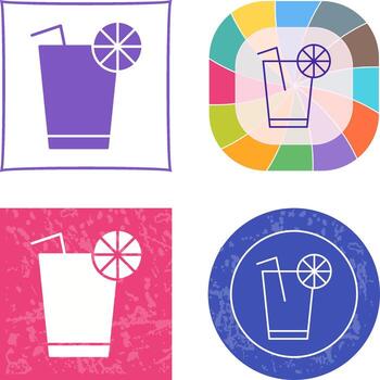 único limón jugo icono diseño vector