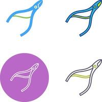 Nippers Icon Design vector