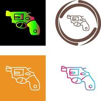 Unique Revolver Icon Design vector