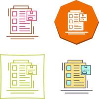 Order List Icon Design vector