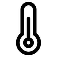 Thermometer icon for web, app, infographic, etc vector