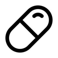 Pill icon for web, app, infographic, etc vector