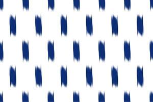 azul y blanco ikat sin costura modelo. resumen antecedentes para textil diseño. lata ser usado en tela diseño para ropa, textil, tela, camisa, bordado vector