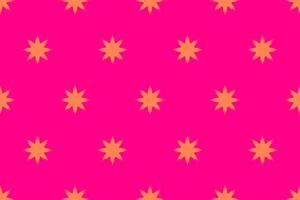 Pink and yellow ikat seamless pattern. Abstract background for textile design. Can be used in fabric design for clothes, textile, fabric, shirt, embroidery vector