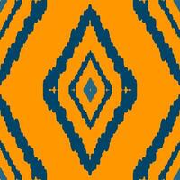 ikat seamless pattern abstract background for textile design. Can be used in fabric design for clothes, textile, fabric, shirt, embroidery vector