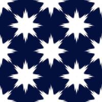 Blue and white ikat seamless pattern. Abstract background for textile design. Can be used in fabric design for clothes, textile, fabric, shirt, embroidery vector