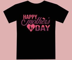 Mother day t shit design eps file. vector