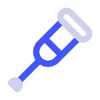 Crutches icon for web, app, infographic, etc vector