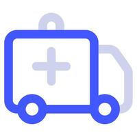 ambulancia icono para web, aplicación, infografía, etc vector