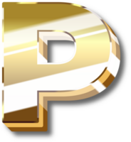 Gold Alphabet Brief und Nummer png