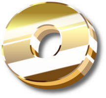 oro alfabeto lettera e numero png