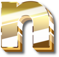 Gold Alphabet Letter and Number png