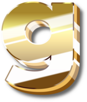 Gold Alphabet Letter and Number png