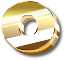 oro alfabeto lettera e numero png