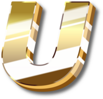 Gold Alphabet Letter and Number png