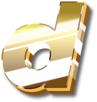 oro alfabeto letra y número png