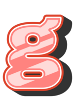 Playful Cartoon Alphabet Letter and Number png