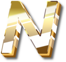 Gold Alphabet Letter and Number png