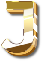 Gold Alphabet Letter and Number png