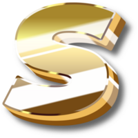 Gold Alphabet Letter and Number png