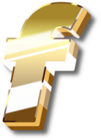 oro alfabeto lettera e numero png