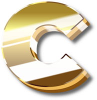 Gold Alphabet Letter and Number png