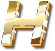 Gold Alphabet Brief und Nummer png