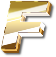 Gold Alphabet Letter and Number png