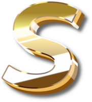 Gold Alphabet Letter and Number png