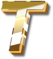 Gold Alphabet Letter and Number png