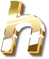 Gold Alphabet Letter and Number png