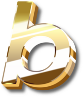 Gold Alphabet Letter and Number png