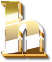 Gold Alphabet Letter and Number png