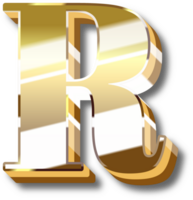 Gold Alphabet Brief und Nummer png